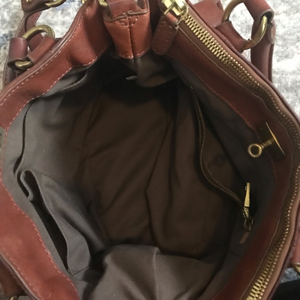 J.Crew Leather Satchel Bag - Picture 4 of 4